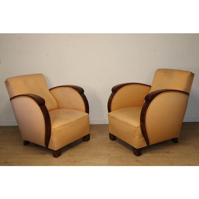 1940s Art Deco Armchairs, 1940s, Set of 2 For Sale - Image 5 of 18