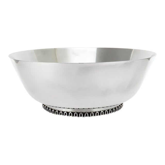 Vintage Sigvard Bernadotte Georg Jensen Modernist Sterling Silver Bowl No. 904 For Sale