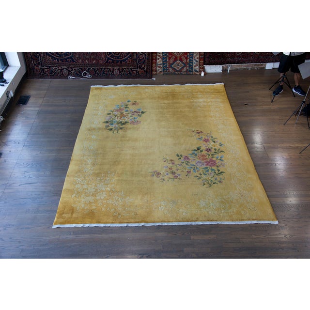 Early 20th Century Chinese Art Deco Rug For Sale - Image 4 of 14