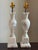1950s Hand Carved Italian Alabaster Table Lamps W/ Sculptural Pineapple Motif -- A Pair For Sale - Image 9 of 18