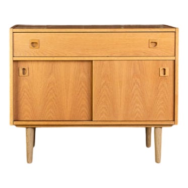 Vintage Danish Oak Sideboard, 1960 For Sale