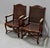 Hollywood Regency Set of Regency Chairs in Walnut, 1920s For Sale - Image 3 of 18