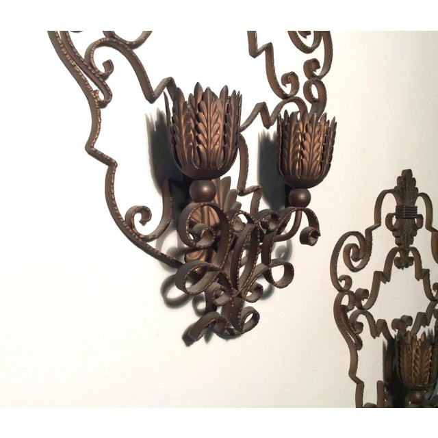 Wall Lights, 1940s, Set of 2 For Sale - Image 4 of 6