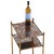 1950s French Three-Tier Brass and Glass End Table, C. 1950 For Sale - Image 5 of 7