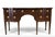 Federal style mahogany sideboard by E.J. Victor featuring a serpentine front with banded and inlaid detailing. The...