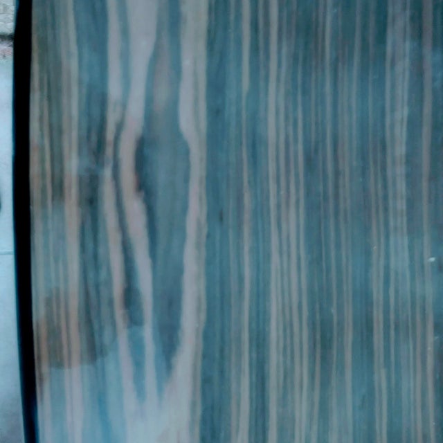 Mid Century Vintage Lacquered Rosewood Veneer Credenza and Hutch Set -2 Pcs. For Sale - Image 16 of 18