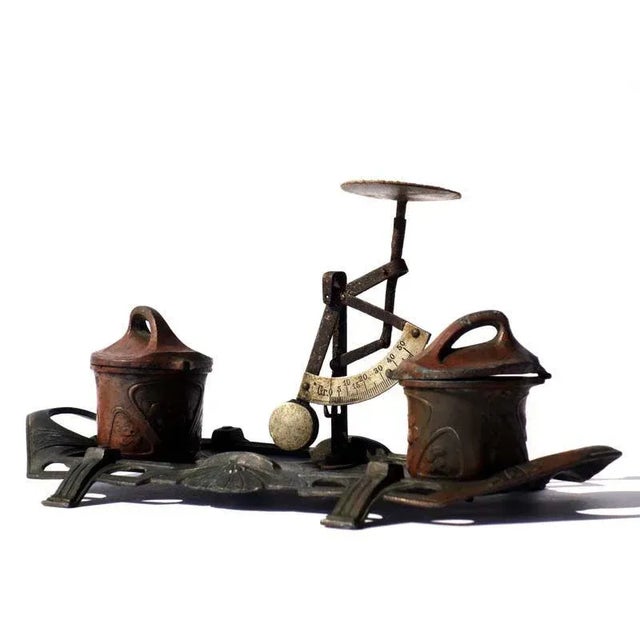 Antique Art Nouveau Scale, 1900s For Sale - Image 3 of 9