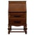 An unusual early 20th-century English bureau, finely crafted from golden oak and distinguished by its ingenious fitted...