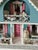 1960 Vintage Dollhouse Blue Cottage Handmade Furnished For Sale In Miami - Image 6 of 17