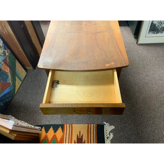 Mid 20th Century Table With Rotary Drawer For Sale - Image 9 of 16