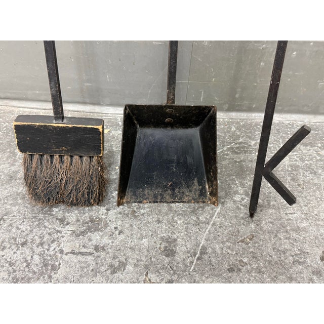 Fireplace Tool Set, Set of Four For Sale - Image 9 of 12
