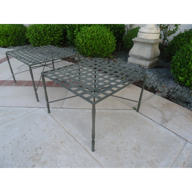 Mario Papperzini Mid 20th Century Mario Papperzini for Salterini Side Drink Tables - Set of 2, Attributed For Sale - Image 4 of 7