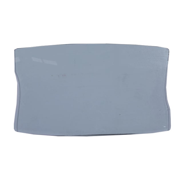 1970s Ebonized Wood, Glass and Chrome Coffee Table, Mid Century Modern For Sale In Nantucket - Image 6 of 8