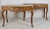 2000 - 2009 Pair of Painted and Gilded Consoles, Faux Marble Top, Haute Hollywood For Sale - Image 5 of 12