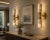Crafted from solid brass and genuine natural alabaster, this handcrafted wall sconce combines refined materials with a...