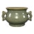 Antique Chinese Longquan Celadon Censer With Double Handles For Sale