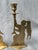 Vintage Brass Angel Figural Candlesticks Holders a Pair For Sale - Image 4 of 16