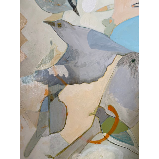 This light and airy painting depicts some of my favorite bird species that I see and hear on my hikes. The birds have been...
