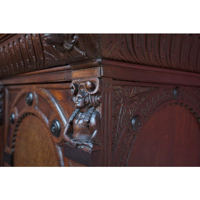 2000 - 2009 17th Century Renaissance Oak Chest of Drawers For Sale - Image 5 of 12