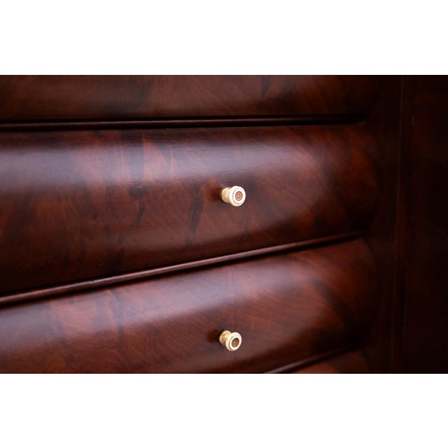 Wood Antique Walnut Secretary, Northern Europe, 1880s For Sale - Image 7 of 18