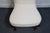 White High End Vintage Solid Cherry Traditional Georgian White Upholstered High Back Dining Side Chair For Sale - Image 8 of 9