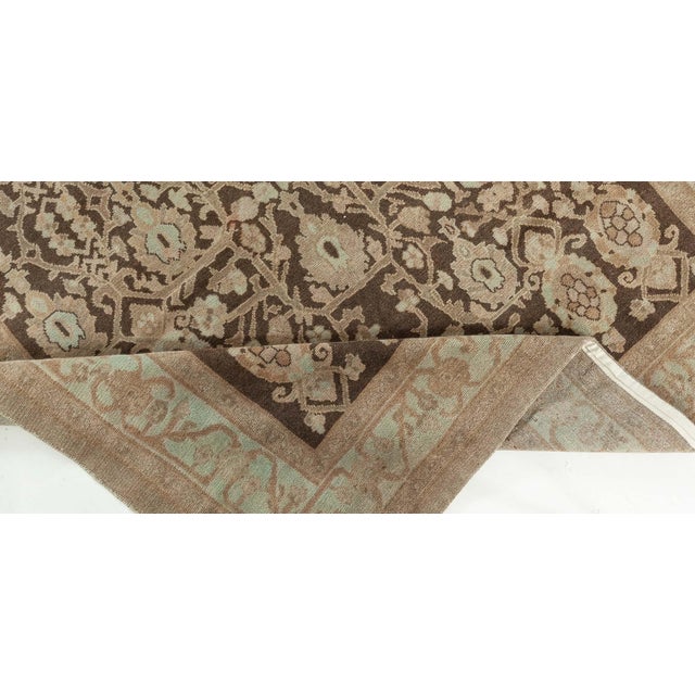 Traditional Traditional Inspired Beige Blue Brown Wool Rug by Doris Leslie Blau For Sale - Image 3 of 6