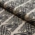 Schumacher SAMPLE - Schumacher X Drusus Tabor Venetian Zig Zag Block Print Fabric In Black On Natural For Sale - Image 4 of 4