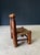 French Provincial Brutalist Low Stool by Charles Dudouyt, France 1940s For Sale - Image 4 of 16