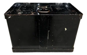 Quartermaster's Iron Strongbox Circa 1942