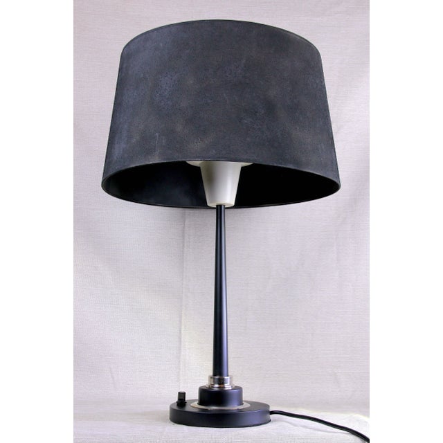 Maison Jumo Maison Jumo Black and Brass Table Lamp, Mid-Century France For Sale - Image 4 of 7
