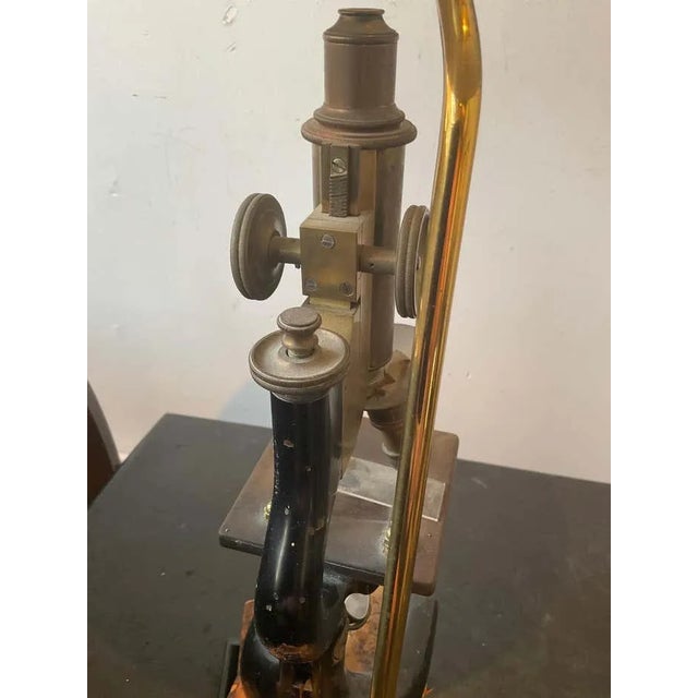 1930s Antique Microscope Lamp For Sale - Image 5 of 12