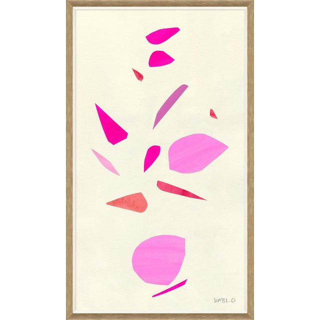 Contemporary Vine and Rose Petals by Susan Hable For Sale - Image 3 of 4