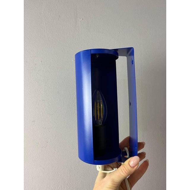 Blue Royal Blue Lod Wall Lamp from Ikea For Sale - Image 8 of 11