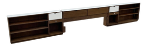 Marianne Willisch Custom King-Size Headboard W/Nightstands/Bookcases