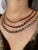 Certified 17 Carat Ruby and Diamond 18k Yellow Gold Tennis Necklace For Sale In New York - Image 6 of 12