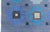 Blue Doris Leslie Blau Swedish Geometric Blue Flat Woven Rug For Sale - Image 8 of 9