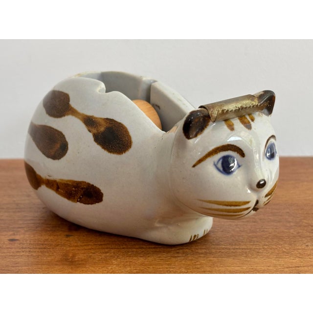 Contemporary 1970s Cat Tape Dispenser For Sale - Image 3 of 8
