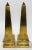 Vintage Late 20th C Grande Brass Obelisks, a Pair For Sale In Kansas City - Image 6 of 9