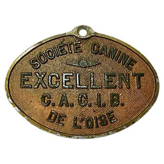 French Dog Show Prize For Sale