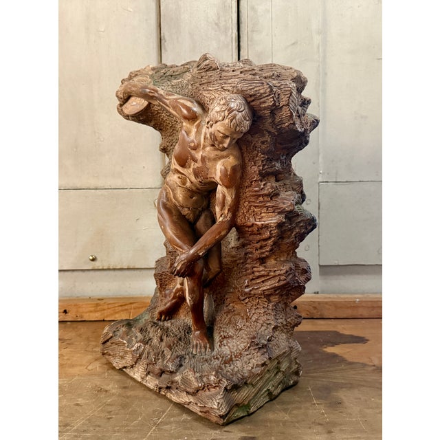 Camel 1960s Discobolus (Discus Thrower) Miniature by Bayshore Art Studio, 1964 For Sale - Image 8 of 10