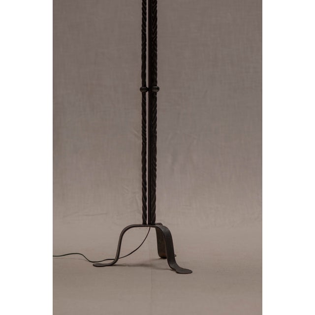 Black Mid-Century French Brutalist Floor Lamp, 1960s-1970s For Sale - Image 8 of 10