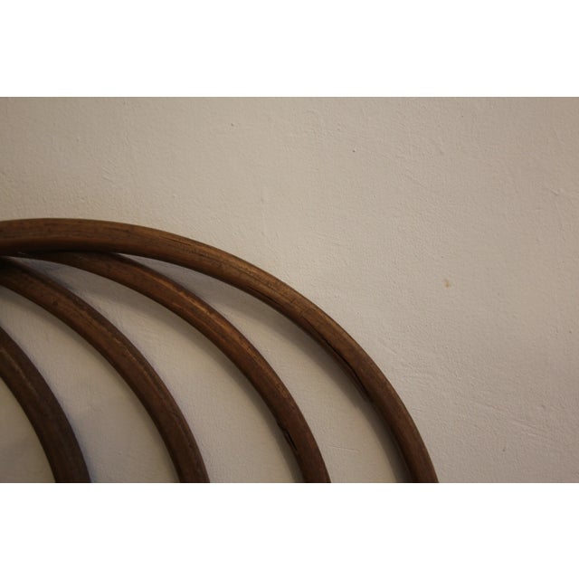 Mid-Century German Wooden Hula Hoop Rings, 1950s, Set of 5 For Sale - Image 9 of 12