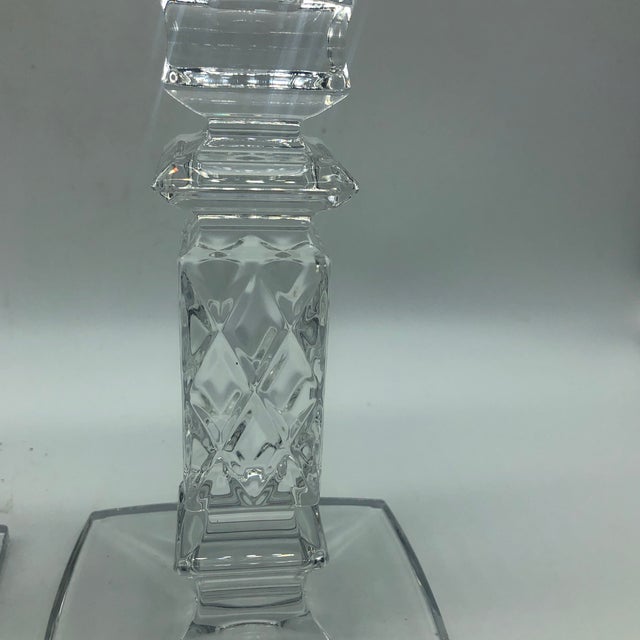 Waterford Marquis Large Candlesticks a Pair Chairish