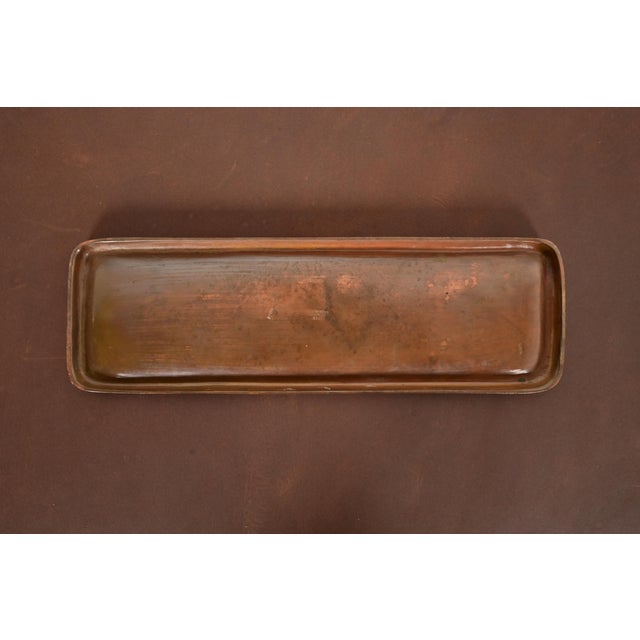 Tiffany Studios New York Zodiac Pattern Bronze Pen Tray For Sale - Image 9 of 12