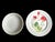 Offered is a set of Geranium by Block Spal porcelain salad plates and bowls made in Portugal in the 1980s. These are part...