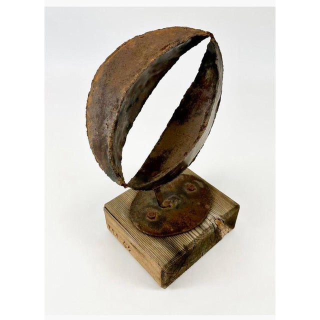 Eli Ilan, 1965 Canadian Israeli Art Brutalist Abstract Welded Steel Sculpture Eli Ilan For Sale In Miami - Image 6 of 17