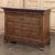 French 19th Century French Louis Philippe Marble Top Burl Walnut Commode ~ Chest of Drawers For Sale - Image 3 of 12