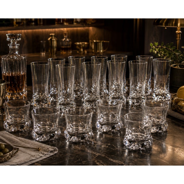 Mid-Century Modern Vintage Kosta Boda “Buster” Barware Set by Göran Wärff - 20 Pieces For Sale - Image 3 of 11