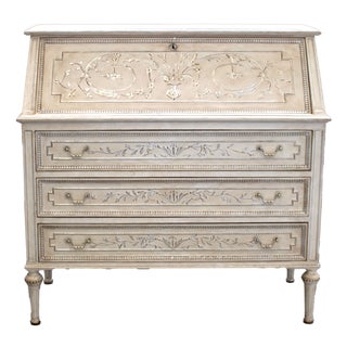 Vintage Chest of Drawers with Flap and Two Bedside Tables, 1970s, Set of 3 For Sale