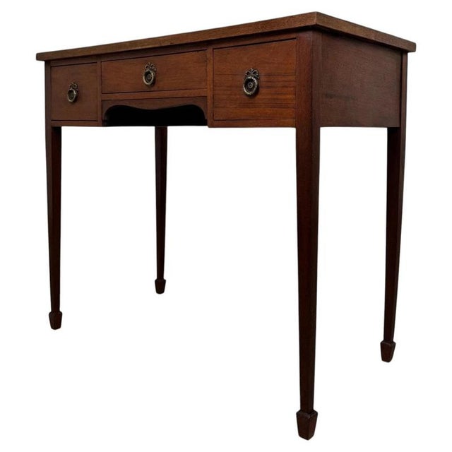 20th Century Mahogany Writing Desk For Sale - Image 6 of 12